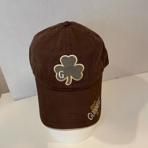 Guinness beer, brown advertising cap sz adjustable